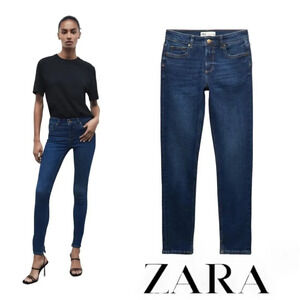 ZARA | Blue | ZW MID-RISE SKINNY JEANS